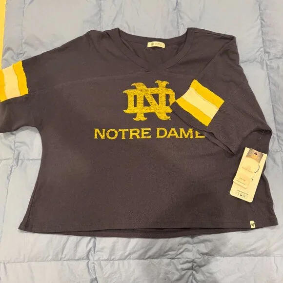 Notre Dame Fighting Irish Tee | Women's Size XL | NWT - Picture 4 of 12